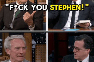 Clint Eastwood LOSES It On Stephen Colbert’s Show – Kicked Out After Chaos