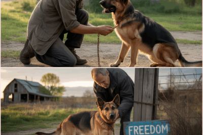 Man Freed a German Shepherd Chained for Life—What Happened Next Shocked Everyone!