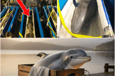 Shocking Images Show A Circus Dolphin Being Transported In A Dry Box With Only A Damp Towel