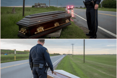Police Officer Spots Abandoned Coffin on Roadside, Opens It and Immediately Calls the Feds