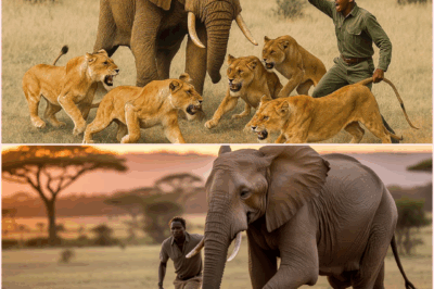Risking Everything, He Saved an Elephant From Lions – What Follows Will Leave You In Awe!