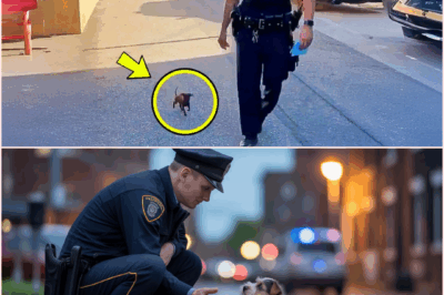 Cop Noticed a Stray Puppy Following Him. Moments Later, His Life Changed Forever