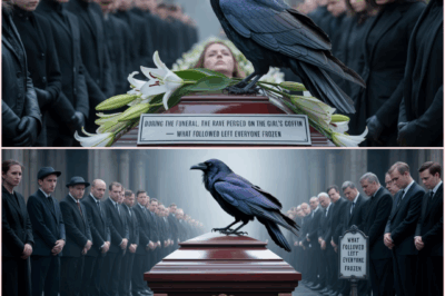 During The Funeral, the Raven Perched on the Girl’s Coffin — What Followed Left Everyone Frozen