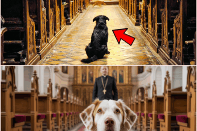 Dog Wouldn’t Leave The Church, Then The Priest Looked At The Camera And Saw Something Shocking!