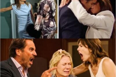 Slap Heard Around L.A.: Taylor Explodes at Brooke After Ridge’s Kiss Secret Is Revealed!