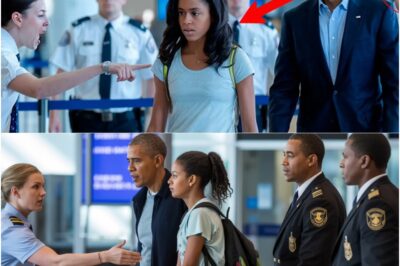 Airport Staff Eject Sasha Obama—Instantly Regret It When Barack Obama Shows Up