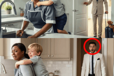 The Millionaire Returns Home and Is Stunned to See His Only Son with the New Black Maid in the Kitch