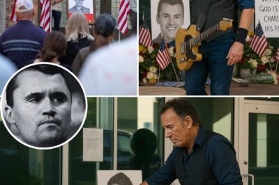 Nobody Saw It Coming. The Memorial For Charlie Kirk Was Heavy With Silence, Until A Murmur Spread Through The Crowd—Bruce Springsteen Was There.