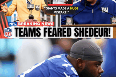 Giants Fans Furious After Joe Thomas Exposes Shedeur Sanders’ Superstar Potential—Did New York Make the Biggest Draft Mistake?