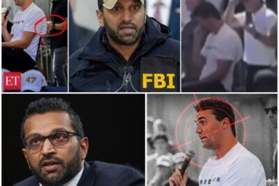 “FBI Probing Hand Gestures Near the Scene…” — Kash Patel Reveals Major Update on Charlie Kirk Assassination Probe