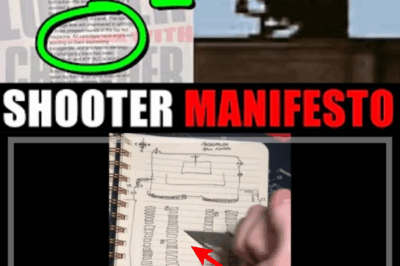 LEAKED document indicates they found a SHOOTER MANIFESTO