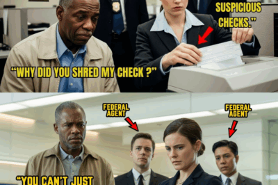 Bank Teller Destroys Veteran’s Check—Federal Agents Burst Through Doors Moments Later in Unbelievable Twist!