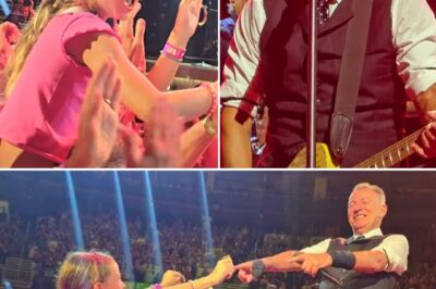 Right There, In The Middle Of The Promised Land, Bruce Springsteen Stopped Cold As His Eyes Found A Little Girl On Her Father’s Shoulders, Clapping Fiercely In An Oversized Born To Run Tee.