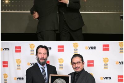 Keanu Reeves Honors Hiroyuki Sanada at the 23rd Annual VES Awards