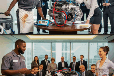 Black Mechanic Surprises CEO: Fixes Engine After Her Daring Marriage Challenge