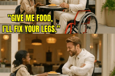 “Hungry Girl’s Bold Request to Disabled Tycoon Sparks Unexpected Chain of Kindness”