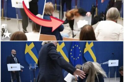 Swedish Health Minister Collapses During Press Conference – Returns With a Brave Explanation