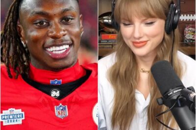 WATCH: Xavier Worthy stunned by Taylor Swift’s unexpected shoutout on Travis Kelce’s New Heights.