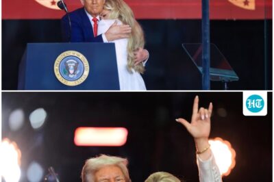 Donald Trump’s Emotional Embrace with Erika Kirk Marks Powerful End to Charlie Kirk Memorial