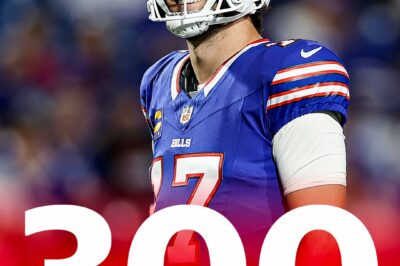 JOSH ALLEN JUST SURPASSED PATRICK MAHOMES TO BECOME THE FASTEST PLAYER IN NFL HISTORY WITH 300 CAREER OFFENSIVE TDS, INCLUDING PLAYOFFS 🔥