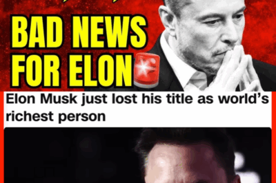 🚨Elon Musk Just Lost His “World’s Richest Man” Title To THIS Person!