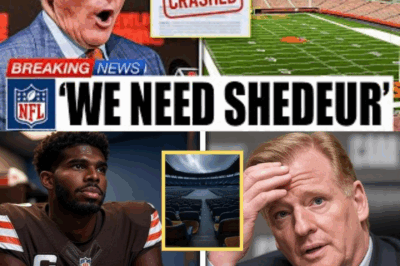 NFL RATINGS CRASH Without Shedeur Sanders Playing for Browns—League in Flames