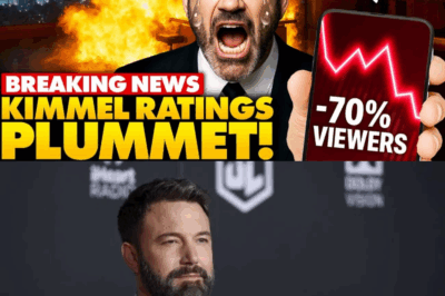Kimmel’s Ratings Tank 70% After Return to Air — Disney Panics Behind the Scenes