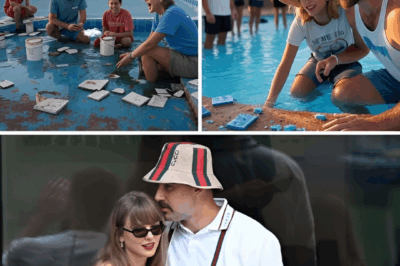 A rusted community pool had been closed for five summers — until Taylor Swift and Travis Kelce arrived with paint, tiles, and buckets of chlorine