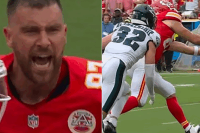 VIDEO: Furious Travis Kelce erupts on Chiefs teammates in heated outburst — then commits costly mistake in Eagles loss.