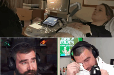 BREAKING: Travis Kelce Breaks Down in Tears on New Podcast After Receiving Sad News that Jason’s Wife, Kylie Kelce has been diagnosed with Cancer of the…