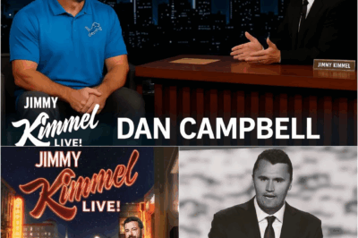 “Enough is enough!” — NFL Coach Dan Campbell Explodes Over Jimmy Kimmel’s Shocking Remarks on Charlie Kirk’s Death.