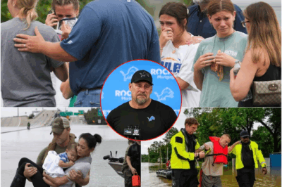 UPDATE: ” He Didn’t Just Lead a Team — He Led a City ”: Dan Campbell Steps Up After Devastating Michigan Flood Claims 61 Lives, Including 24 Children!!