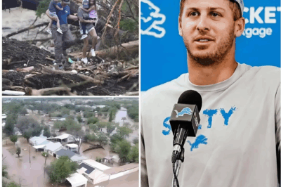 The Detroit Lions team has donated $50 million to support the victims and aid in the search and rescue of those missing in the devastating flash floods in Texas. Fans were stunned to learn that one of the team’s superstars personally traveled to the disaster site to offer hands-on help.