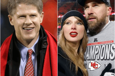 VIDEO: Chiefs owner Clark Hunt reveals the story behind Travis Kelce and Taylor Swift photo at Arrowhead Stadium (Exclusive).