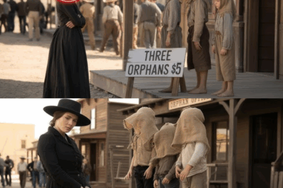 Lonely Widow Bought Three Orphans With Sacks on Their Heads, Then Took Them When One Said Her Name