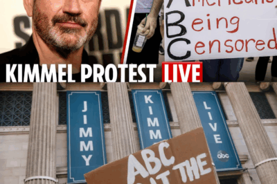 LIVE: Jimmy Kimmel Supporters Protest Outside ABC Headquarters in New York