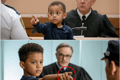 Little Boy Points at Police Officer in Court—What He Says Next Leaves Everyone Speechless!