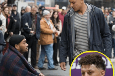 Patrick Mahomes’ Unexpected Reunion with Homeless Childhood Friend—A Story of Compassion and Hope