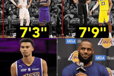 Victor Wembanyama’s Mind-Blowing Growth Leaves LeBron James Speechless—NBA Legends Can’t Believe What They’re Seeing!