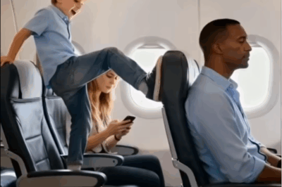 How I Handled a Young Boy Kicking My Seat During a Recent Flight
