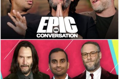 Keanu Reeves, Seth Rogen & Aziz Ansari Have an Epic Conversation