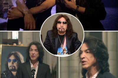 Paul Stanley broke down in tears at St. Patrick’s Cathedral as he delivered a heartbreaking farewell to his late bandmate, Ace Frehley.