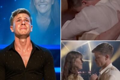 WHEN A SON’S TEARS BECOME A DANCE… It started quietly — just Robert Irwin standing under the lights, his mother Terri watching from the front row.