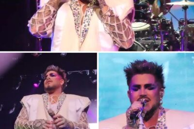 “I SANG BECAUSE I WAS BREAKING INSIDE…” — THE NIGHT ADAM LAMBERT BARED HIS SOUL ONSTAGE AND LEFT THE WORLD SPEECHLESS