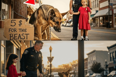 “Can I Buy That Dog, Daddy? ” She Asked Softly — The Officer Looked at the Dog… and Froze
