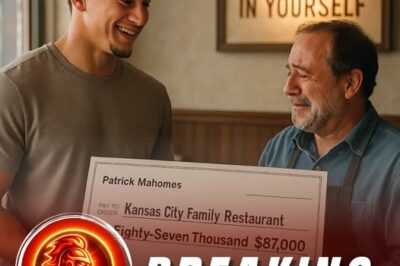 Patrick Mahomes Returns to Kansas City Eatery That Helped His Family, Surprises Owner With $87,000 Gift and Heartfelt Message