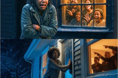 Locked Out in the Cold: Husband Laughs as Wife Left Outside During Snowstorm ❄️🚪