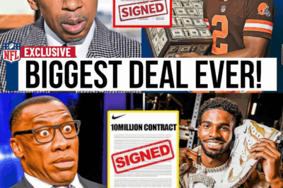 Stephen A.Smith Explode As Shedeur Sanders Just Signed The BIGGEST NFL Deal!