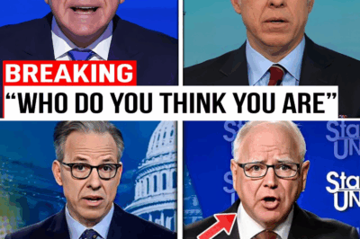 CNN’s Train Wreck Interview: Tapper Grills Minnesota Governor Tim Walz, Exposes Dems’ Messaging Crisis