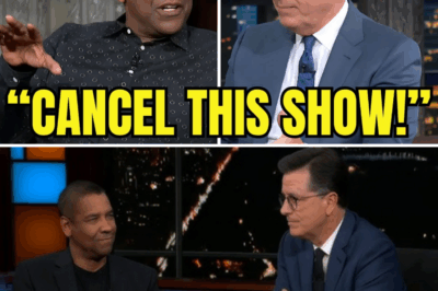 Ten Minutes to Dignity: Why Denzel Washington’s Walk-Off on Steven Colbert Became a Lesson in Respect for All of Hollywood